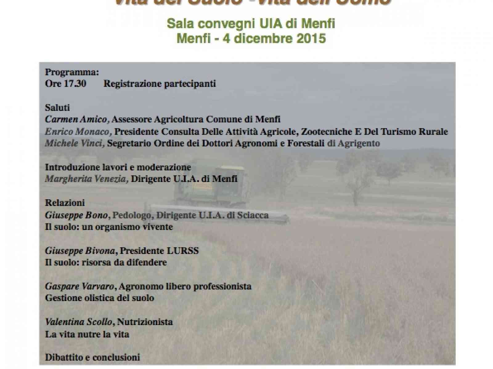 Menfi. La Consulta Agricola Zootecnica e del Turismo Rurale ottiene il patrocinio FAO per attività Locali