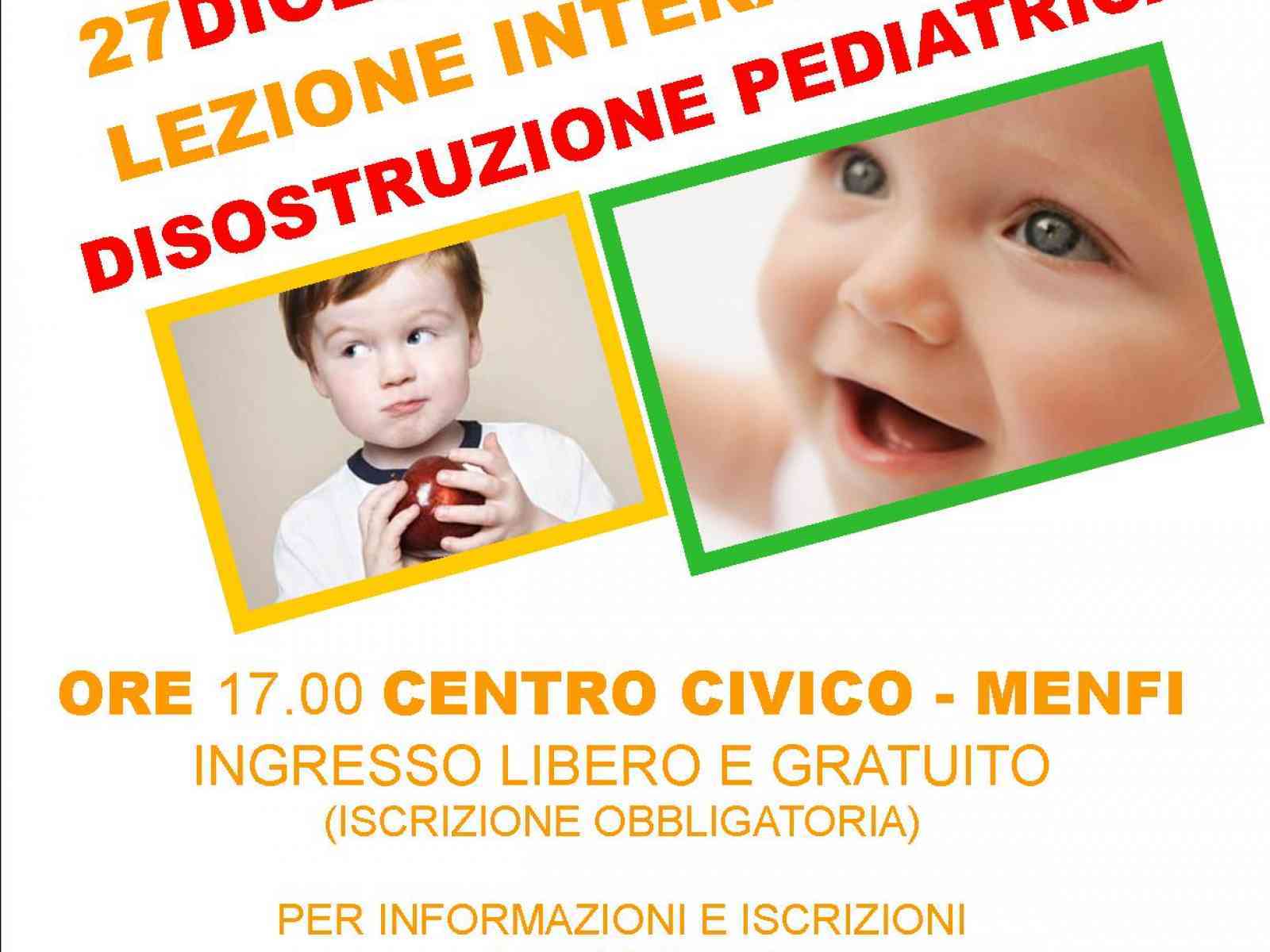 A Menfi una lezione interattiva su Manovre di Disostruzione delle vie aeree: “Chi Salva un bambino, salva il mondo intero”