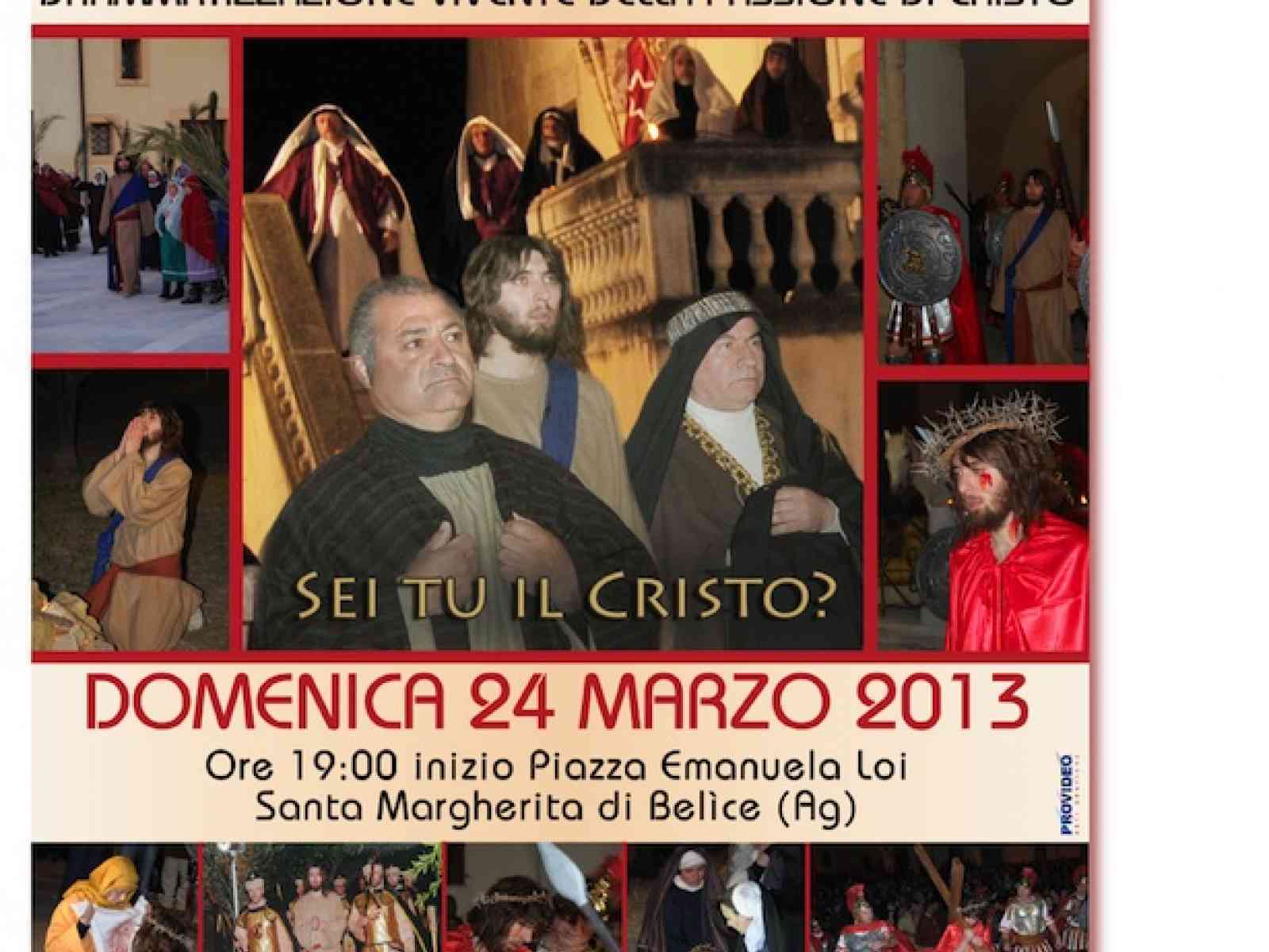 S. Margherita. Domani la “Drammatizzazione vivente della Passione e Resurrezione di Gesù Cristo”