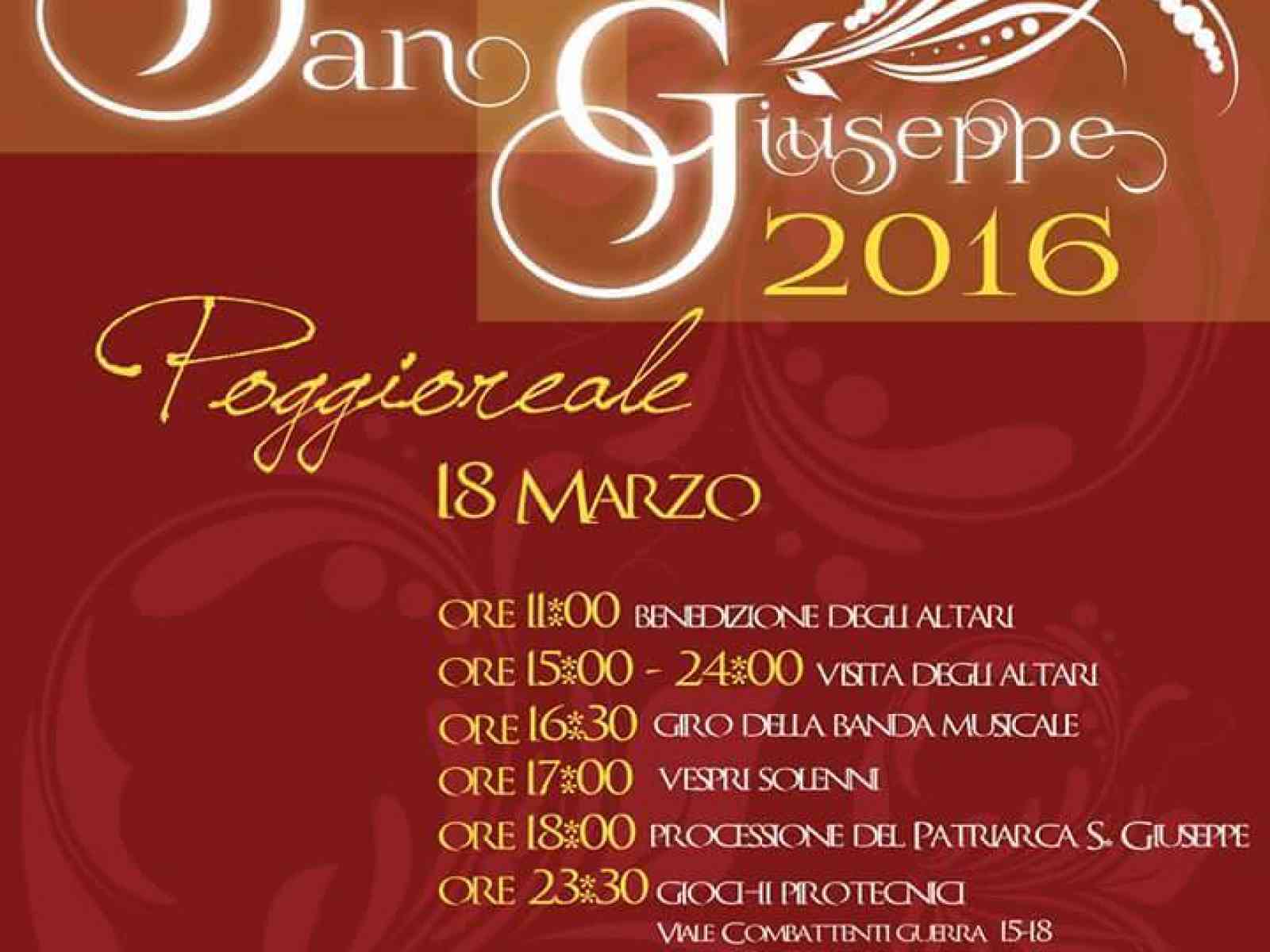 Poggioreale. San Giuseppe, 5 gli altari. Il calendario degli eventi