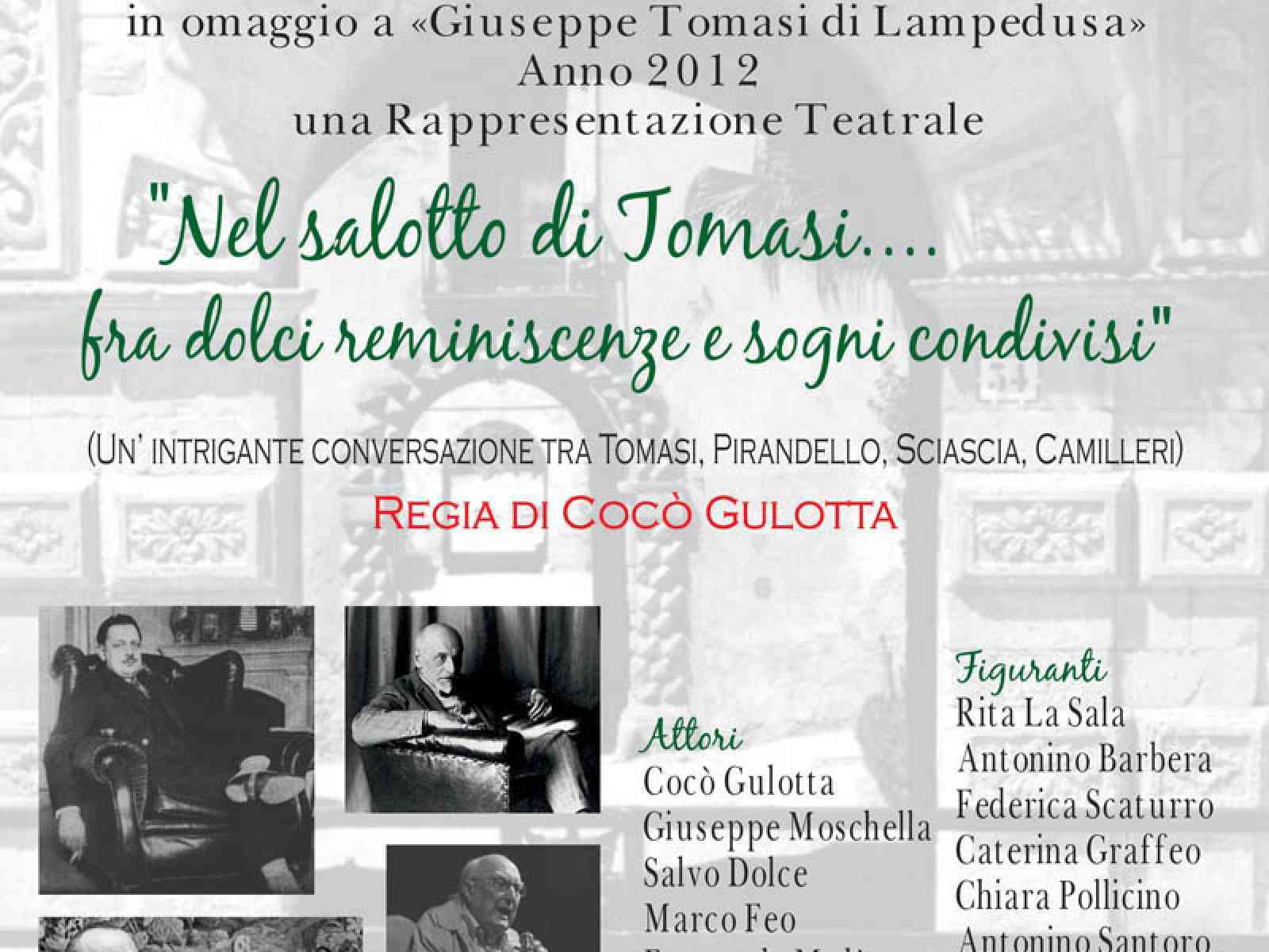 Domani, 12 agosto, a Santa Margherita in scena il salotto di Tomasi di Lampedusa