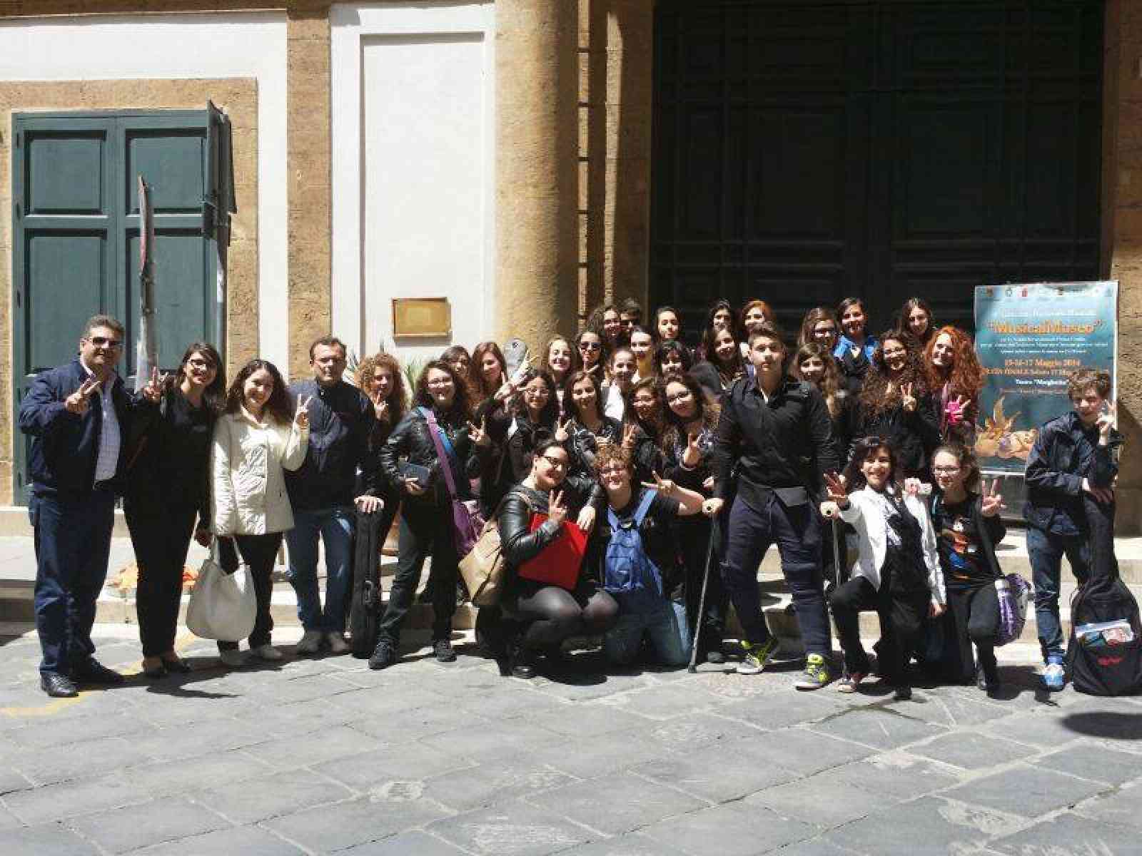 Santa Margherita. I musicisti della media G.T. di Lampedusa secondi al concorso nazionale musicalmuseo