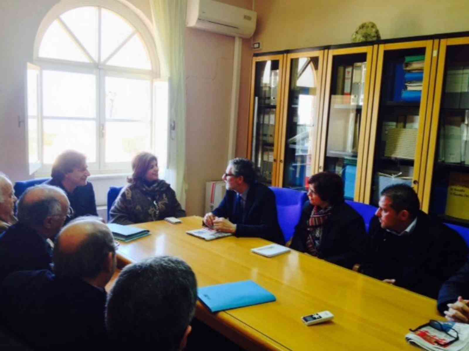 Delegazione menfitana in Soprintendenza per il miglioramento del PAES