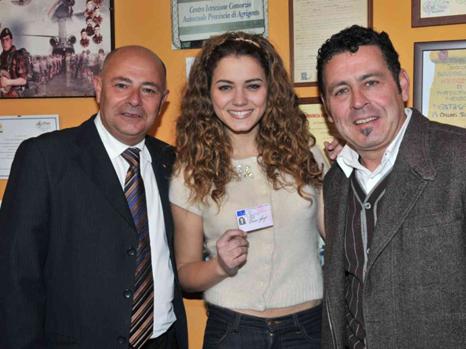 Miss Italia 2012 ha ottenuto la patente.