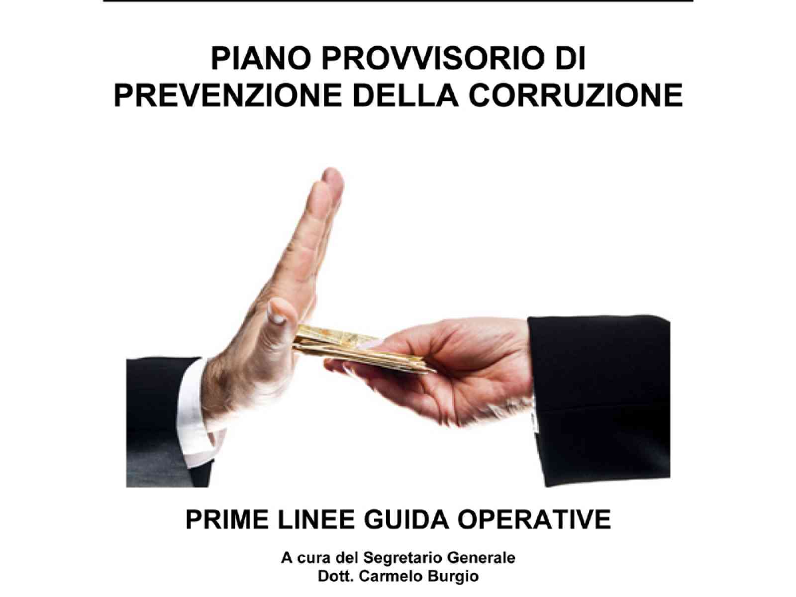 Il Comune di Sciacca adotta il “Piano anticorruzione e illegalità“