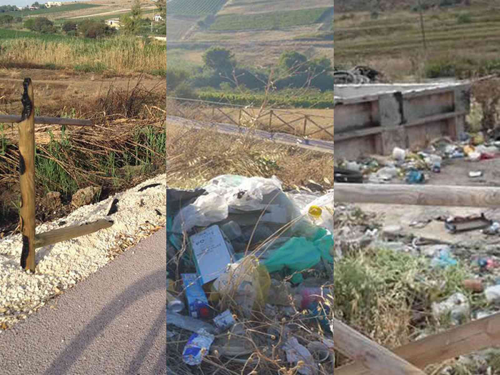 Menfi. Quanta inciviltà ai danni della nuova pista ciclabile. Quale soluzione?