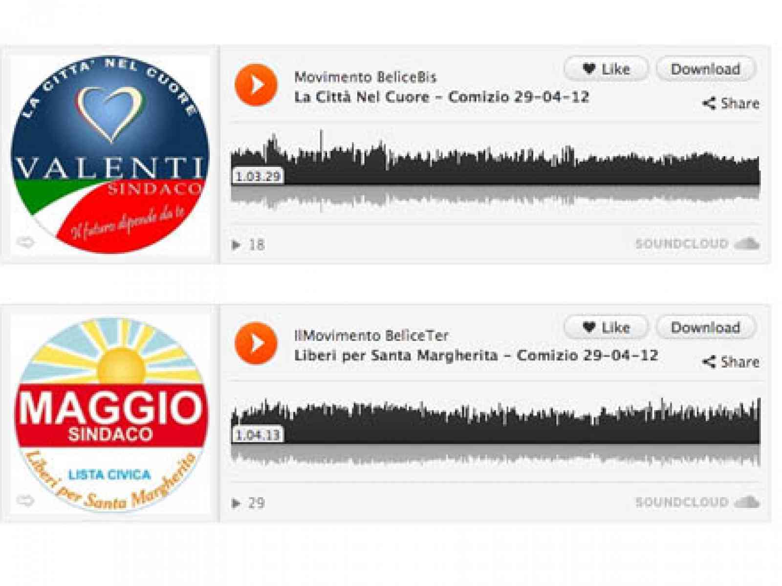 A pochi giorni dalle elezioni, ascolta i comizi sul portale de “Il Movimento“