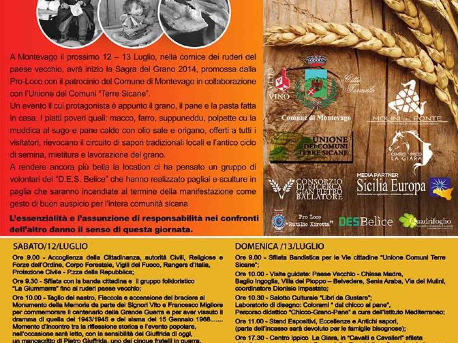 Viaggio intorno ad un chicco di grano. Mostra ed incontro divulgativo mercoledì a Menfi