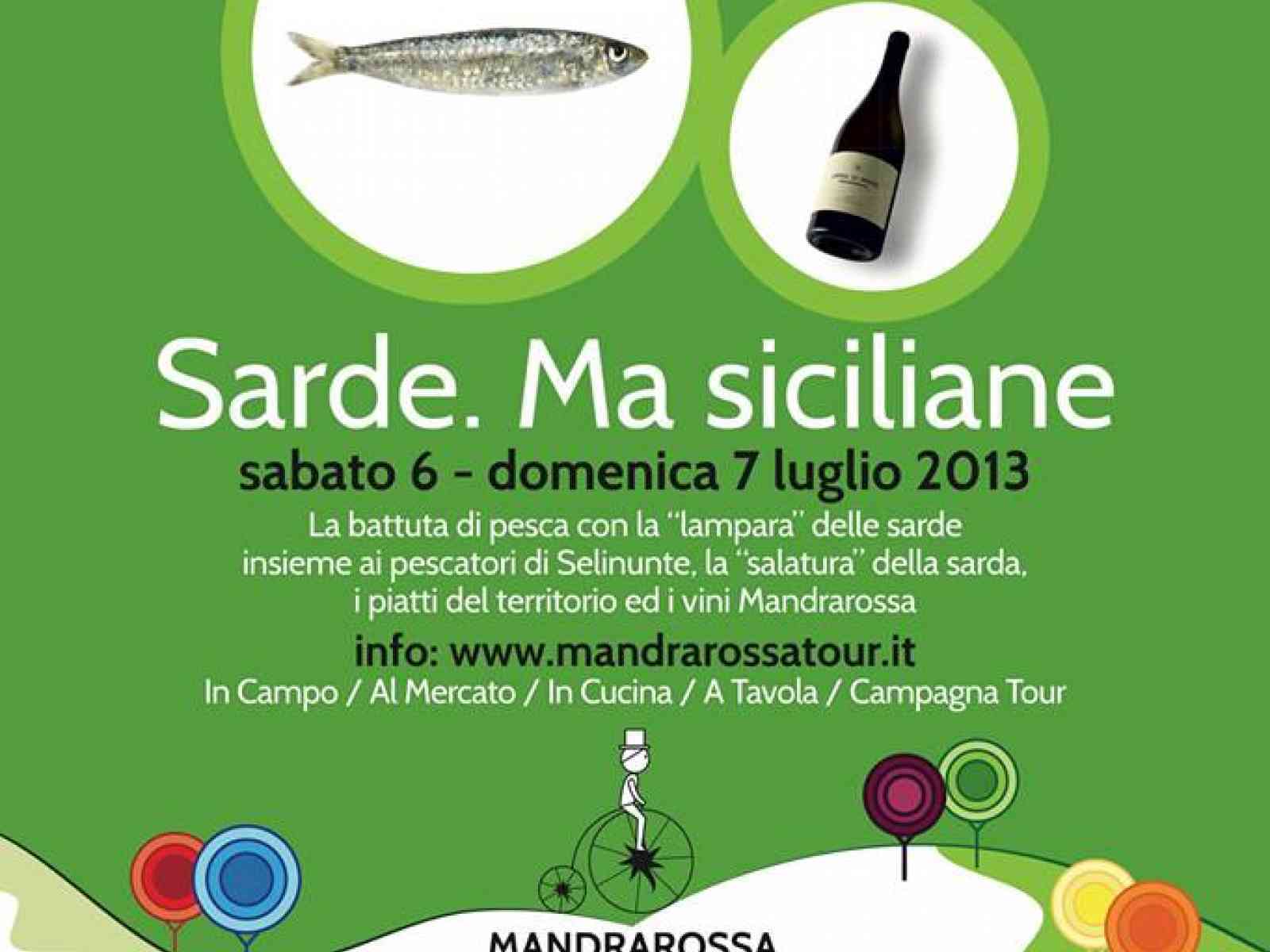 Vino, musica, escursioni e mare. A Menfi appuntamento con le Sarde di Mandrarossa