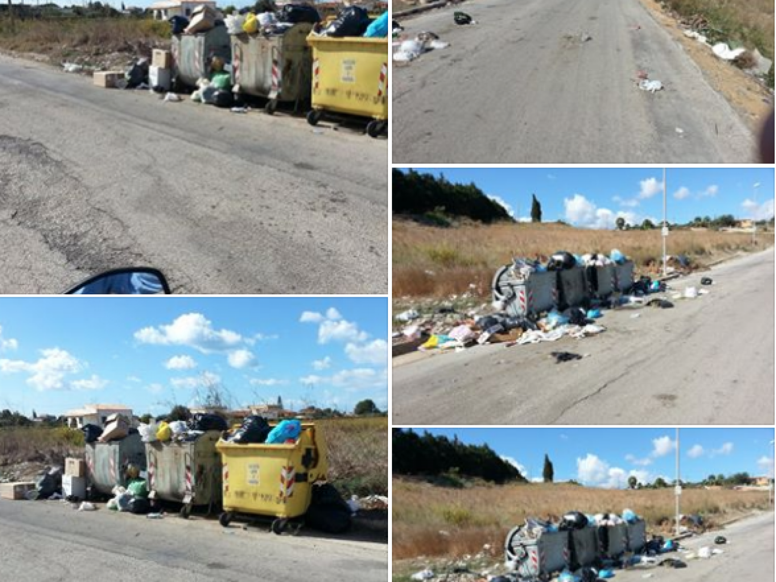 Spazzatura: in 30 foto l'indignazione dei cittadini menfitani