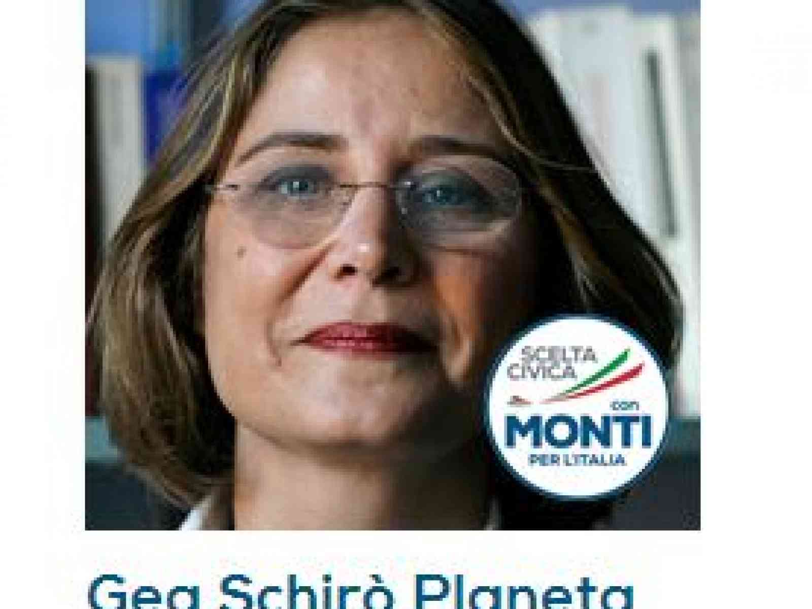 Gea Schirò Planeta è candidata con Monti