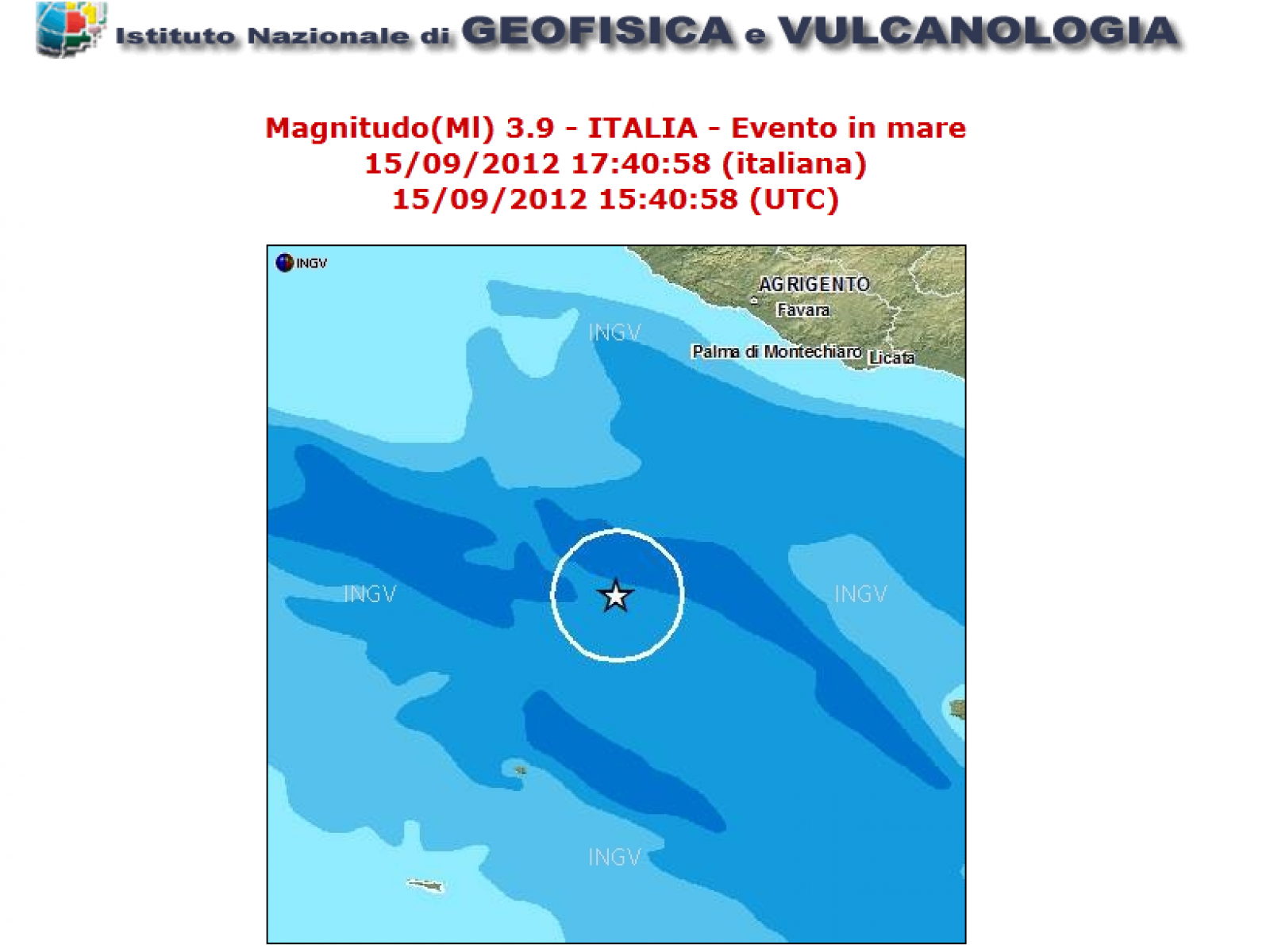 Avvertita scossa alle 11.00