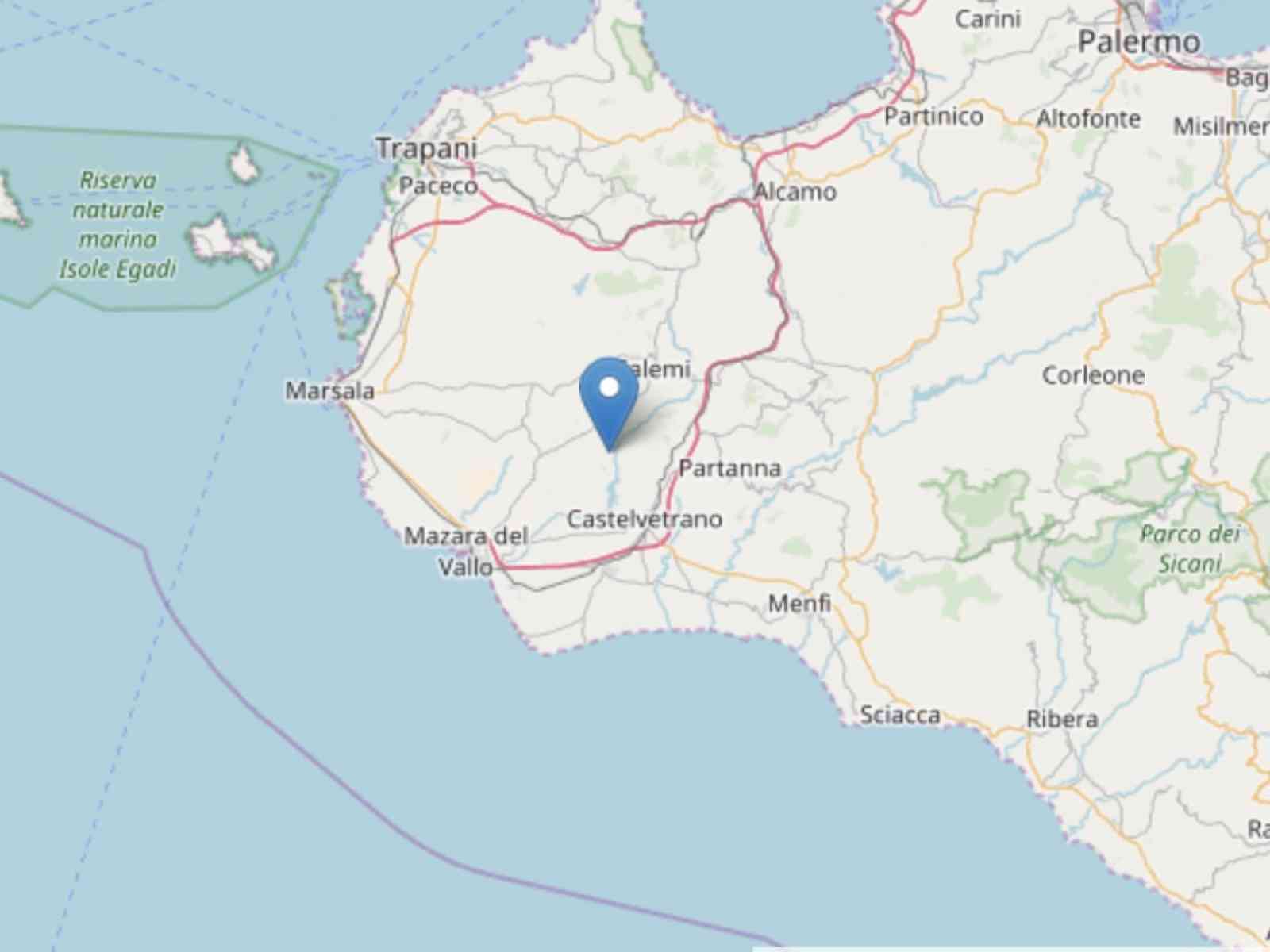 Ancora due piccole scosse sismiche a Castelvetrano, alle 2 e alle 6