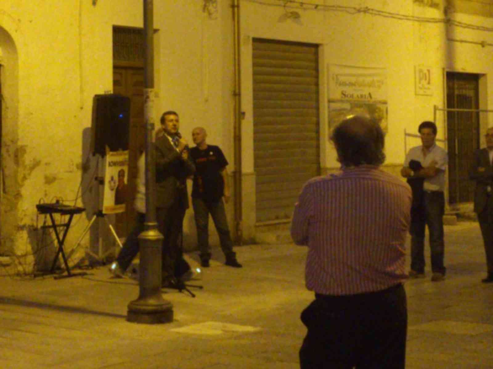 Regionali: Il Candidato alla Presidenza, Sturzo, a Menfi. Appello al voto