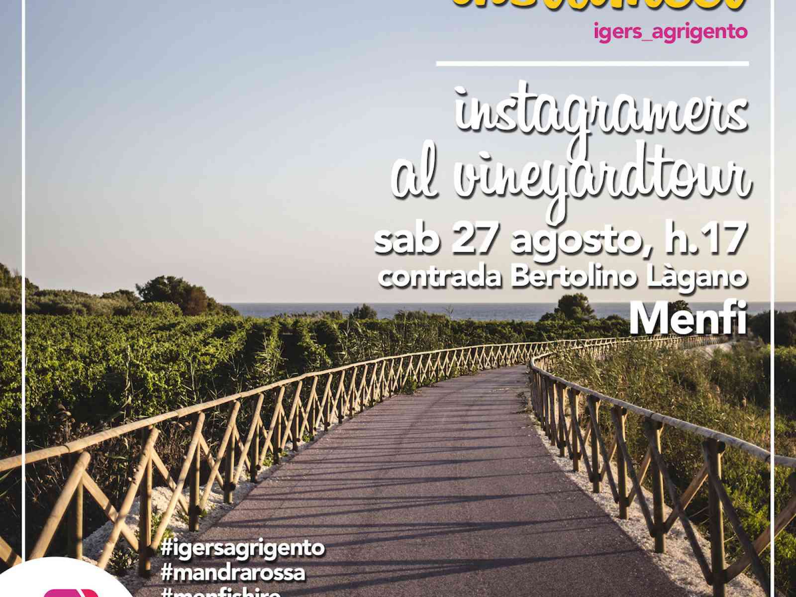 Instagramers a vendemmiare, a Menfi, instameet tra mare, vigne e calici di vino