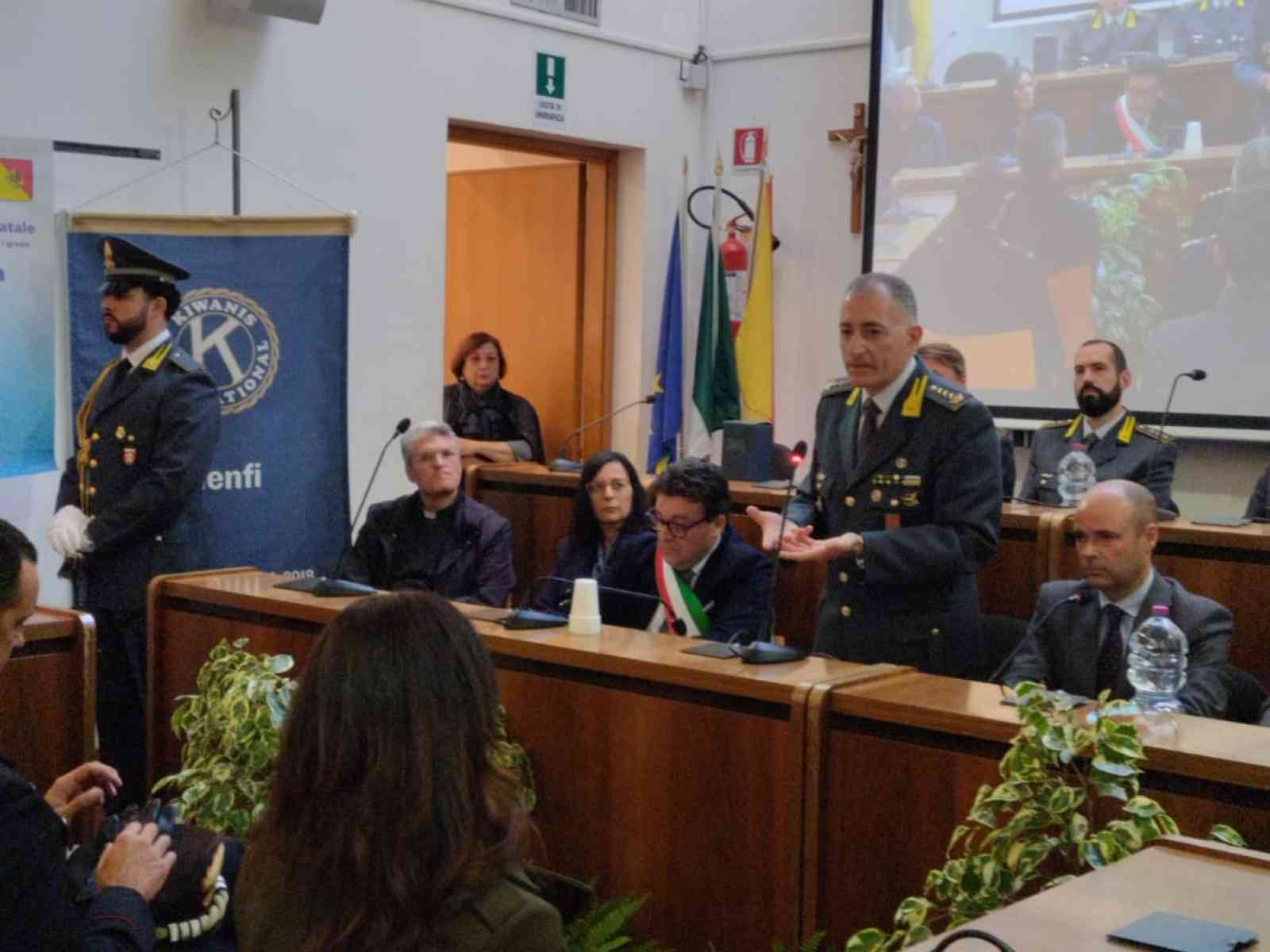 Immagine articolo: Assegnata la cittadinanza onoraria di Menfi al corpo della Guardia di Finanza