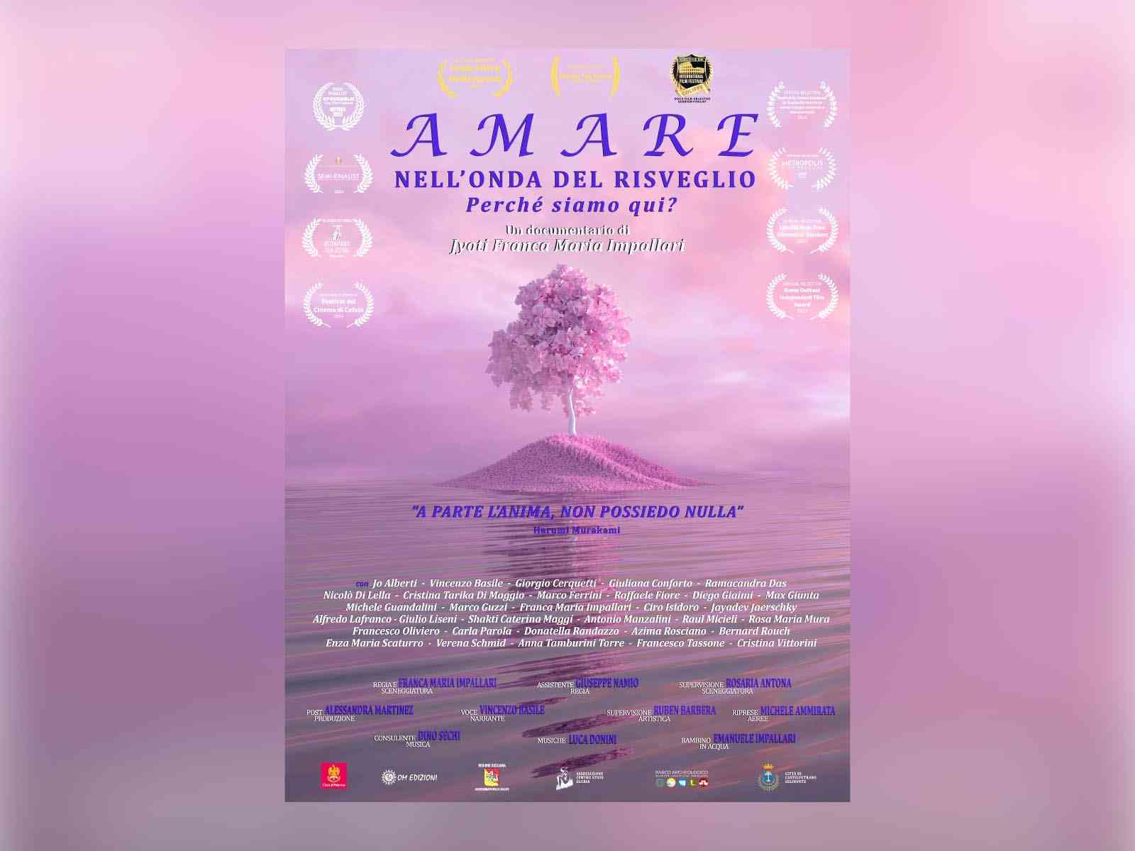 Immagine articolo: Menfi. Domenica la proiezione del docufilm sul senso della vita: “Amare nell'onda del risveglio, perché siamo qui?“