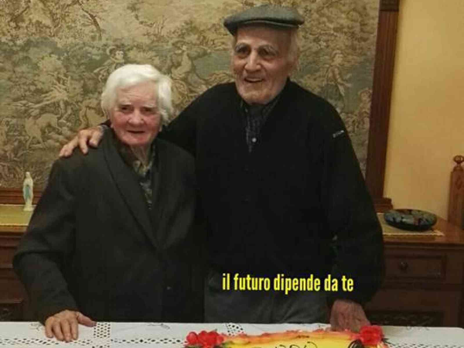 Immagine articolo: 73 anni di matrimonio per una coppia di Montevago. 7 figli ed un amore incondizionato