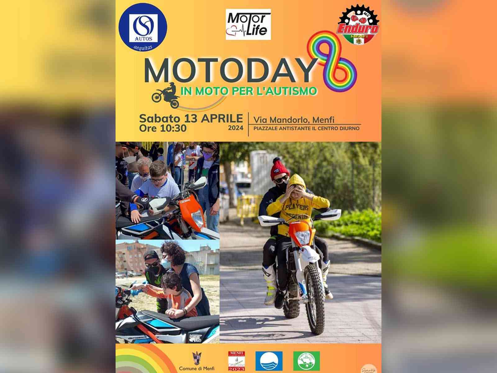 Immagine articolo: Menfi. Domani mattina “Motoday - in moto per l'autismo“