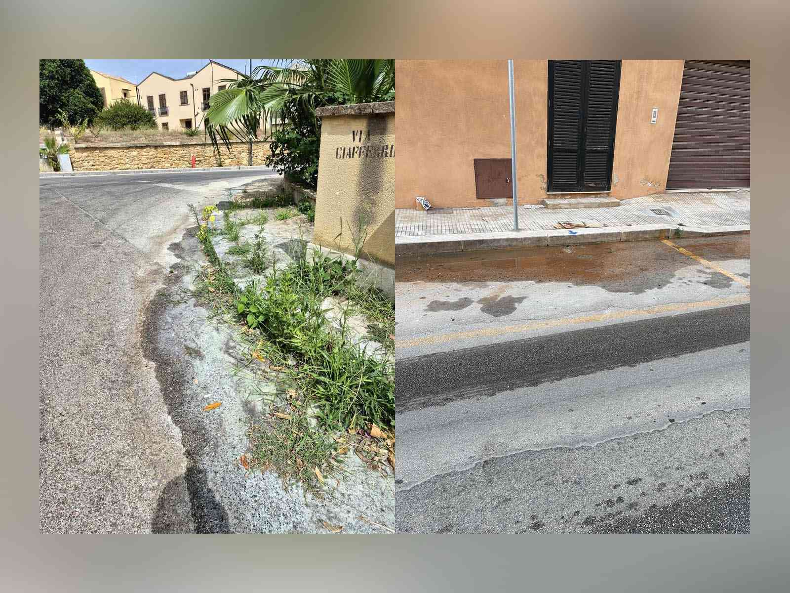 Immagine articolo: Perdite idriche a Menfi: segnalazioni in via Ciafferro e via Cacioppo